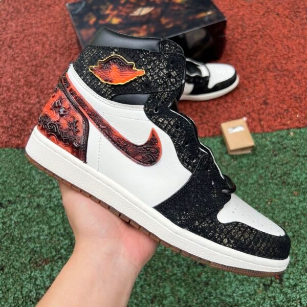 Air Jordan 1 RETRO HIGH OG XUANWU BLACK MULT-OOLOR-CREANBLACK(36-47.5) - Image 2
