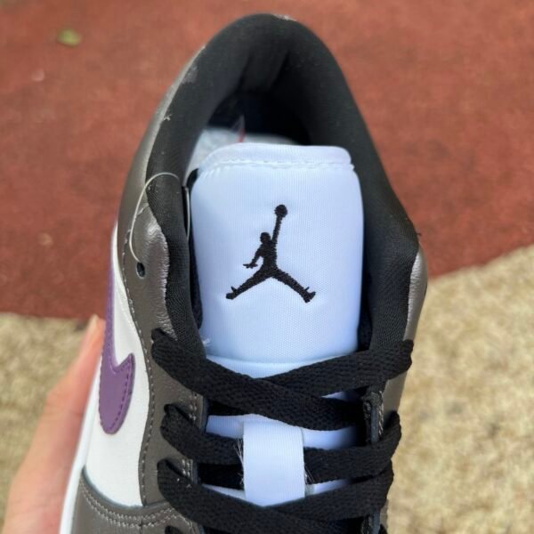 AIR JORDAN 1 LOW SE WHITE SLIVER PURPLE(36-46) - Image 6