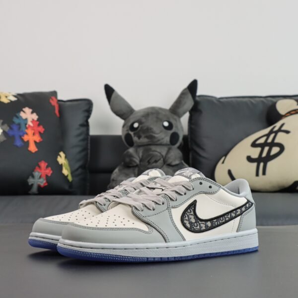 Dior X Air Jordan 1 LOW WHITE GRAY(36-48.5)