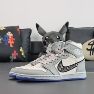 Dior X Air Jordan 1 HIGH WHITE GRAY(36-48.5)