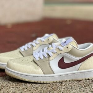 AIR JORDAN 1 LOW SUMMIT WHITE RED SEPIA(36-47.5)
