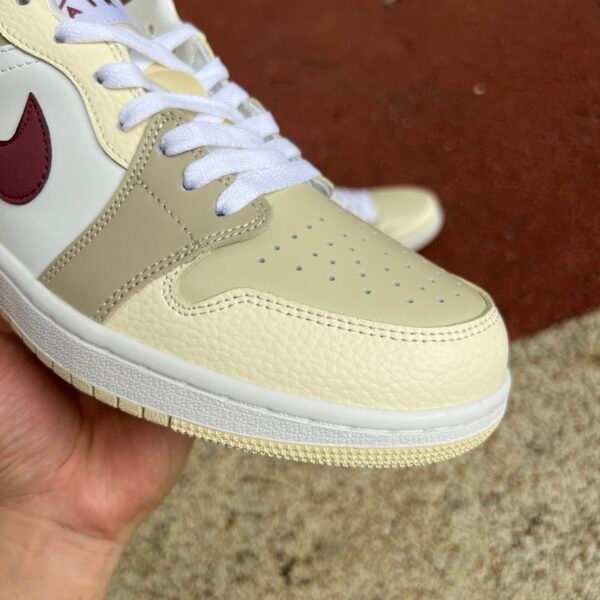 AIR JORDAN 1 LOW SUMMIT WHITE RED SEPIA(36-47.5) - Image 8