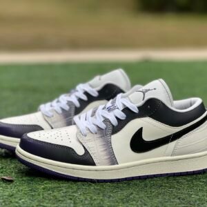 AIR JORDAN 1 LOW White Black Purple Punk(35.5-46)