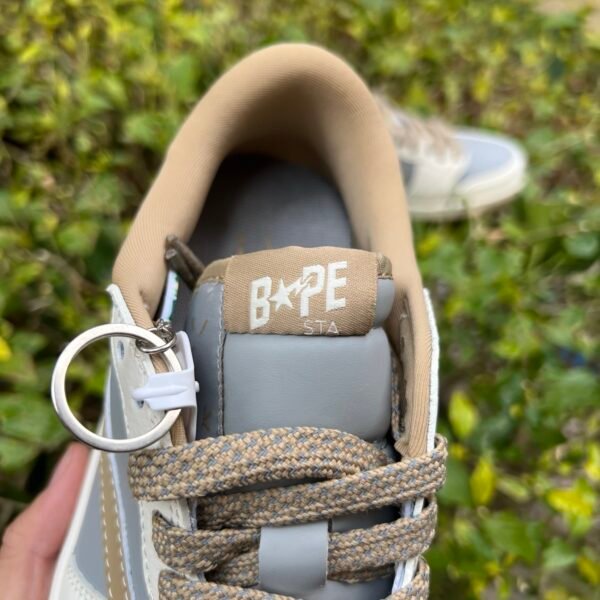 BAPE x Travis Scott x Air Jordan 1 Low White Gray Brown(36-47.5) - Image 6