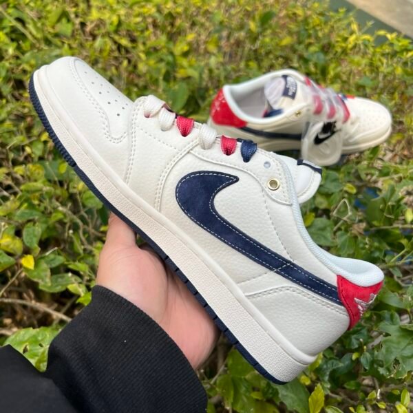 Air jordan 1 x The North face x Travis Scott Gray Blue Red(36-47.5) - Image 4