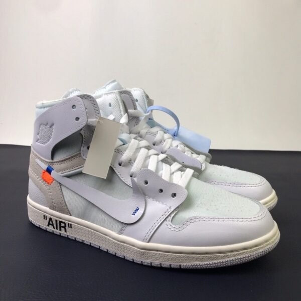 Off White x Air Jordan 1 Retro High OG White(36-47.5) - Image 7