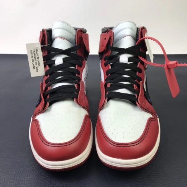 Off White x Air Jordan 1 Retro High OG Red（36-47.5） - Image 2