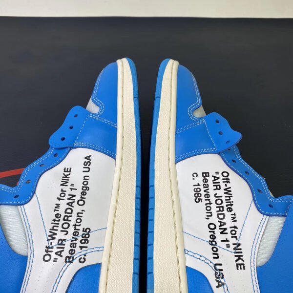 OFF-WHITE x Air Jordan 1 Retro High OG UNC（36-47.5） - Image 8
