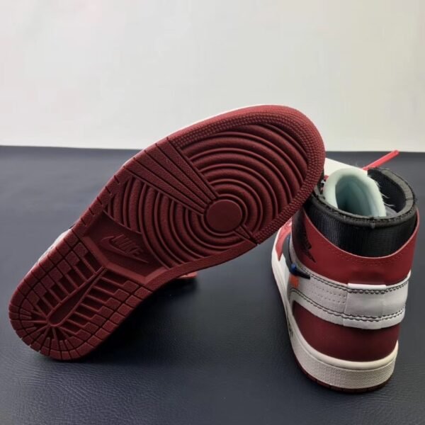 Off White x Air Jordan 1 Retro High OG Red（36-47.5） - Image 5