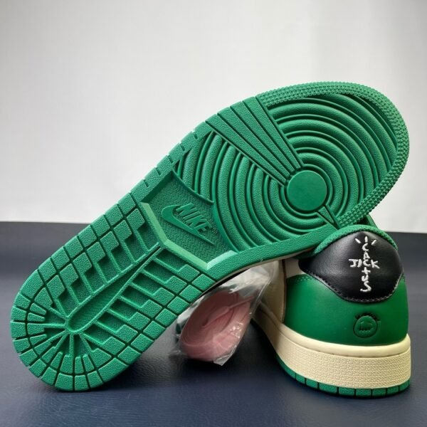 Travis Scott x NK Air Jordan 1 Low White Green Black（36-47.5） - Image 12