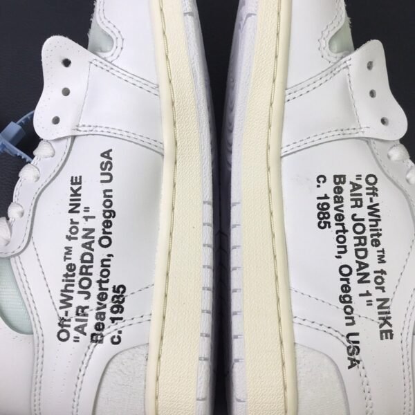 Off White x Air Jordan 1 Retro High OG White(36-47.5) - Image 6