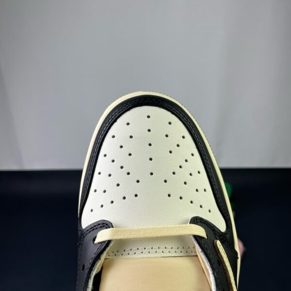 Travis Scott x NK Air Jordan 1 Low White Green Black（36-47.5） - Image 8