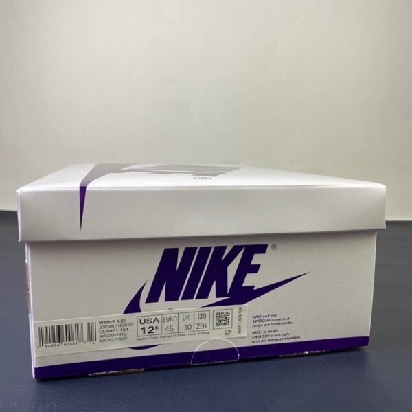 AIR JORDAN 1 AJ1 Court Purple（36-47.5） - Image 14
