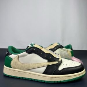 Travis Scott x NK Air Jordan 1 Low White Green Black（36-47.5）