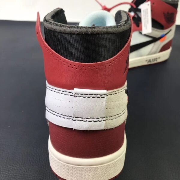 Off White x Air Jordan 1 Retro High OG Red（36-47.5） - Image 6